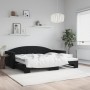 Sofá cama nido terciopelo negro 90x190 cm de vidaXL, Camas y somieres - Ref: Foro24-3197316, Precio: 245,67 €, Descuento: %