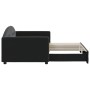 Sofá cama nido terciopelo negro 90x200 cm de vidaXL, Camas y somieres - Ref: Foro24-3197305, Precio: 238,08 €, Descuento: %