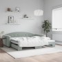 Sofá cama nido terciopelo gris claro 100x200 cm de vidaXL, Camas y somieres - Ref: Foro24-3197308, Precio: 265,55 €, Descuent...