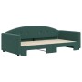 Sofá cama nido terciopelo verde oscuro 100x200 cm de vidaXL, Camas y somieres - Ref: Foro24-3197310, Precio: 260,66 €, Descue...