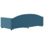 Sofá cama nido terciopelo azul 90x200 cm de vidaXL, Camas y somieres - Ref: Foro24-3197300, Precio: 249,78 €, Descuento: %
