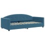 Sofá cama nido terciopelo azul 90x200 cm de vidaXL, Camas y somieres - Ref: Foro24-3197300, Precio: 249,78 €, Descuento: %