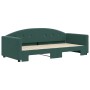 Sofá cama nido terciopelo verde oscuro 90x200 cm de vidaXL, Camas y somieres - Ref: Foro24-3197303, Precio: 253,36 €, Descuen...