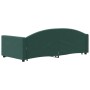 Sofá cama nido terciopelo verde oscuro 90x200 cm de vidaXL, Camas y somieres - Ref: Foro24-3197303, Precio: 253,36 €, Descuen...