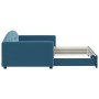 Sofá cama nido terciopelo azul 100x200 cm de vidaXL, Camas y somieres - Ref: Foro24-3197307, Precio: 252,09 €, Descuento: %