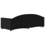 Sofá cama nido terciopelo negro 80x200 cm de vidaXL, Camas y somieres - Ref: Foro24-3197298, Precio: 243,63 €, Descuento: %