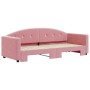 Sofá cama nido terciopelo rosa 80x200 cm de vidaXL, Camas y somieres - Ref: Foro24-3197297, Precio: 251,28 €, Descuento: %
