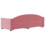 Sofá cama nido terciopelo rosa 80x200 cm de vidaXL, Camas y somieres - Ref: Foro24-3197297, Precio: 251,28 €, Descuento: %