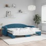 Sofá cama nido terciopelo azul 80x200 cm de vidaXL, Camas y somieres - Ref: Foro24-3197293, Precio: 243,60 €, Descuento: %