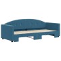 Sofá cama nido terciopelo azul 80x200 cm de vidaXL, Camas y somieres - Ref: Foro24-3197293, Precio: 243,60 €, Descuento: %