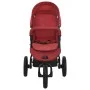 Cochecito de bebé de acero rojo de vidaXL, Cochecitos de bebé - Ref: Foro24-10263, Precio: 231,78 €, Descuento: %