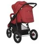 Cochecito de bebé de acero rojo de vidaXL, Cochecitos de bebé - Ref: Foro24-10263, Precio: 231,78 €, Descuento: %