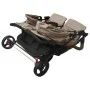 Carrito para gemelos de acero gris taupe de vidaXL, Cochecitos de bebé - Ref: Foro24-10243, Precio: 302,60 €, Descuento: %