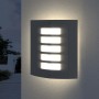 2 Apliques de exterior, lámparas de pared de acero inoxidable de vidaXL, Iluminación de exterior - Ref: Foro24-160162, Precio...