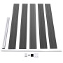 Set de paneles de valla WPC negro 872x105 cm de vidaXL, Paneles de vallas - Ref: Foro24-3070450, Precio: 740,42 €, Descuento: %