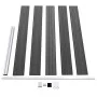 Black WPC fence panel set 353x105 cm by vidaXL, fence panels - Ref: Foro24-3070447, Price: 351,88 €, Discount: %