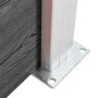 Black WPC fence panel set 353x105 cm by vidaXL, fence panels - Ref: Foro24-3070447, Price: 351,88 €, Discount: %
