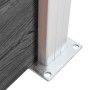 Set de paneles de valla WPC negro 353x105 cm de vidaXL, Paneles de vallas - Ref: Foro24-3070447, Precio: 327,98 €, Descuento: %