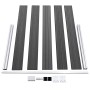 Set de paneles de valla WPC negro 526x105 cm de vidaXL, Paneles de vallas - Ref: Foro24-3070448, Precio: 466,02 €, Descuento: %