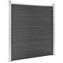 Schwarzes WPC-Zaunplatten-Set 1138 x (105–186) cm von vidaXL, Zaunpaneele - Ref: Foro24-3070442, Preis: 1,00 €, Rabatt: %