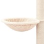 Rascador para gatos con postes de sisal color crema 94,5 cm en Mobiliario para gatos | Comprar online en Foru.es