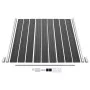 Black WPC Fence Panel Set 1311x(105-186) cm by vidaXL, fence panels - Ref: Foro24-3070443, Price: 2,00 €, Discount: %