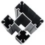 Black WPC Fence Panel Set 1311x(105-186) cm by vidaXL, fence panels - Ref: Foro24-3070443, Price: 2,00 €, Discount: %