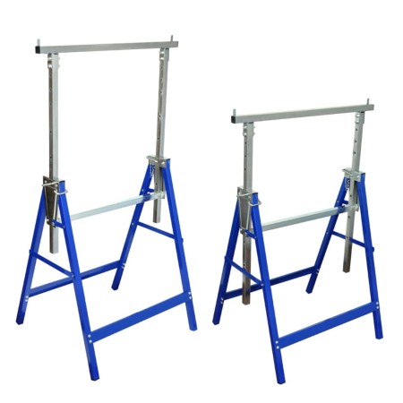 Set de 2 andamios de caballete de vidaXL, Andamiaje - Ref: Foro24-140099, Precio: 80,39 €, Descuento: %