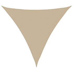 Toldo de vela triangular tela Oxford beige 3x3x3 m en Sombrillas | Comprar online en Foru.es