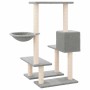 Rascador para gatos con postes de sisal gris claro 94,5 cm en Mobiliario para gatos | Comprar online en Foru.es