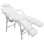 Silla de masaje y tratamiento con apoyo para piernas ajustable, blanca de vidaXL, Sillones de masaje - Ref: Foro24-110042, Pr...