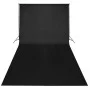 Telón de fondo para fotografía algodón negro 600x300 cm de vidaXL, Fondos - Ref: Foro24-190009, Precio: 62,36 €, Descuento: %