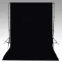 Telón de fondo para fotografía algodón negro 600x300 cm de vidaXL, Fondos - Ref: Foro24-190009, Precio: 62,36 €, Descuento: %
