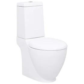 Ceramic toilet with white cistern by vidaXL, Bathrooms - Ref: Foro24-240376, Price: 263,82 €, Discount: %