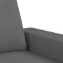 Sillón con taburete tela gris oscuro 60 cm en Sofás | Comprar online en Foru.es