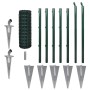 Set de euro valla acero verde 10x0,8 m de vidaXL, Paneles de vallas - Ref: Foro24-140556, Precio: 158,51 €, Descuento: %