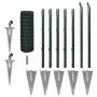 Set de euro valla acero verde 10x0,8 m de vidaXL, Paneles de vallas - Ref: Foro24-140556, Precio: 163,94 €, Descuento: %