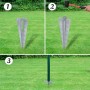 Set de euro valla acero verde 10x0,8 m de vidaXL, Paneles de vallas - Ref: Foro24-140556, Precio: 158,51 €, Descuento: %