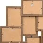 Collage frame for photos 10x(13x18 cm) light brown MDF by vidaXL, Photo frames - Ref: Foro24-332777, Price: 33,09 €, Discount: %