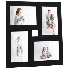 Marco de fotos collage para foto de 4x(10x15 cm) negro MDF by vidaXL, Photo frames - Ref: Foro24-332774, Price: 16,94 €, Disc...