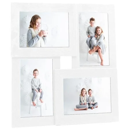 Marco de fotos collage para foto de 4x(13x18 cm) blanco MDF de vidaXL, Marcos para fotos - Ref: Foro24-332773, Precio: 18,63 ...
