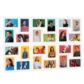 Collage photo frame for 4x photo (13x18 cm) white MDF by vidaXL, Photo frames - Ref: Foro24-332789, Price: 60,77 €, Discount: %