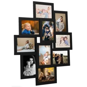 Marco de fotos collage para foto de 10x(13x18 cm) negro MDF by vidaXL, Photo frames - Ref: Foro24-332783, Price: 33,09 €, Dis...