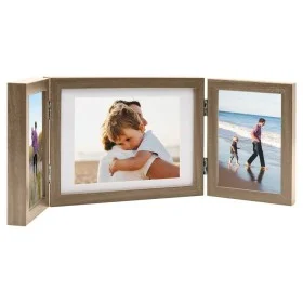 Marco de foto collage triple marrón claro 22x15cm+2x(10x15cm) by vidaXL, Photo frames - Ref: Foro24-332748, Price: 17,01 €, D...