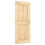 Puerta corredera con herrajes madera maciza de pino 85x210 cm de vidaXL, Puertas - Ref: Foro24-3203014, Precio: 195,21 €, Des...
