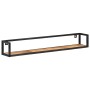 Estantes de pared 2 unidades 120 cm madera de mango rugosa de vidaXL, Estantes y estanterías - Ref: Foro24-320673, Precio: 10...