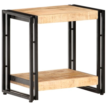 Mesa auxiliar de madera de mango rugosa 40x30x40 cm de vidaXL, Mesas auxiliares - Ref: Foro24-320682, Precio: 82,73 €, Descue...