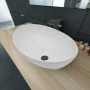 Lavabo ovalado de cerámica blanco 40x33 cm de vidaXL, Lavabos - Ref: Foro24-140674, Precio: 55,82 €, Descuento: %