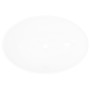 Lavabo ovalado de cerámica blanco 40x33 cm de vidaXL, Lavabos - Ref: Foro24-140674, Precio: 50,61 €, Descuento: %
