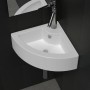 Lavabo con rebosadero blanco 45x32x12,5 cm de vidaXL, Lavabos - Ref: Foro24-140697, Precio: 64,30 €, Descuento: %